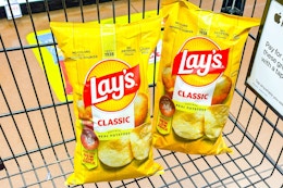 lays chips in shopping cart