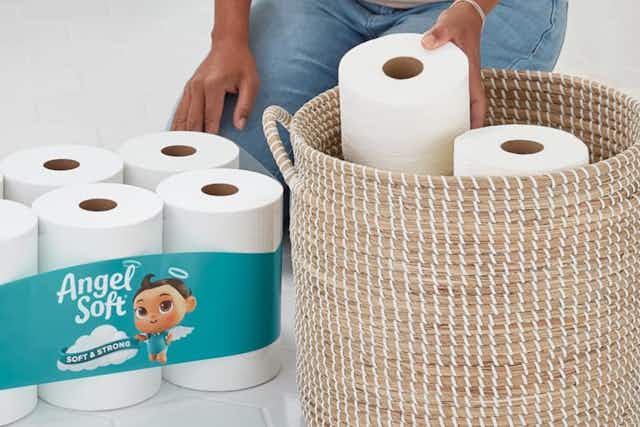 Angel Soft 8-Count Toilet Paper, Only $5.99 on Amazon card image