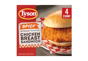 2 Tyson Chicken Breast Sandwiches