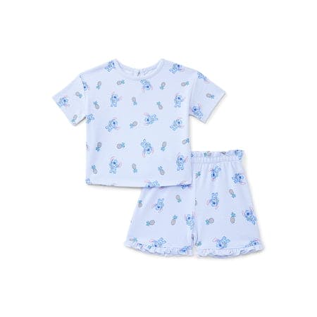Baby Pineapple Knit Top & Shorts Set