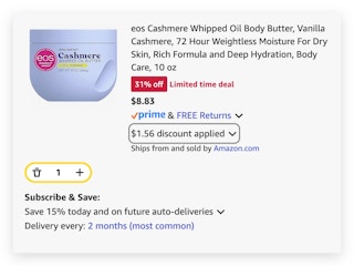 EOS BODY BUTTER