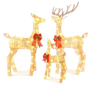 Christmas Deer Family Set