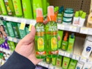hand holding garnier hair care in walgreens
