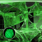 Glow-in-the-Dark Spider Webs