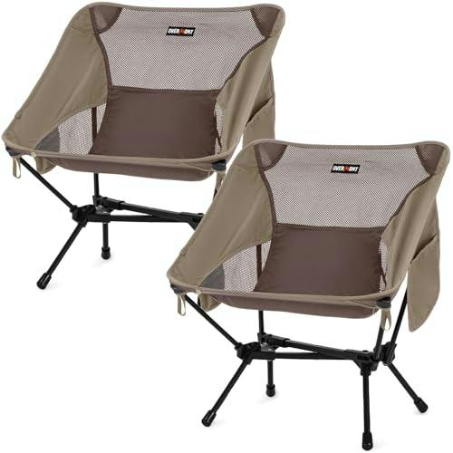 Overmont Camping Chair 2-Pack