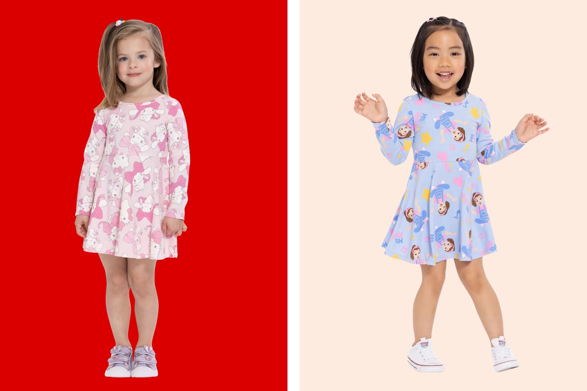 Hello Kitty and Ms. Rachel Character Dresses