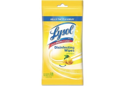Lysol Wipes 15-Pack