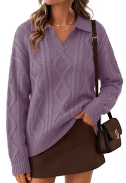 Women's Cable Knit Sweater