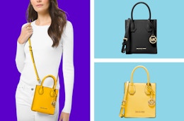 Michael Kors Extra-Small Leather Crossbody Bag, as Low as $47 (Reg. $348) card image