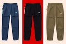 3 colors of Russell Athletic Boys Tech Fleece Joggers
