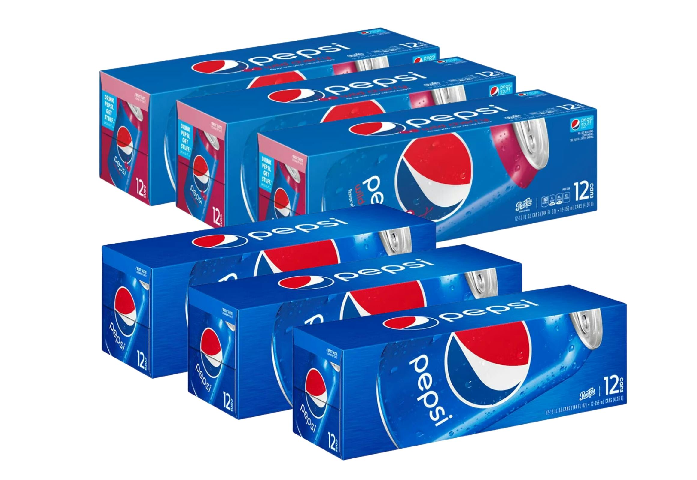 6 Pepsi 12-Packs