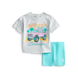 Baby Bronco Graphic Tee and Shorts Set