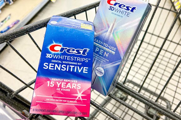 Crest 3D Sensitive Whitening Strips, Just $28.61 on Amazon (Reg. $49.99)