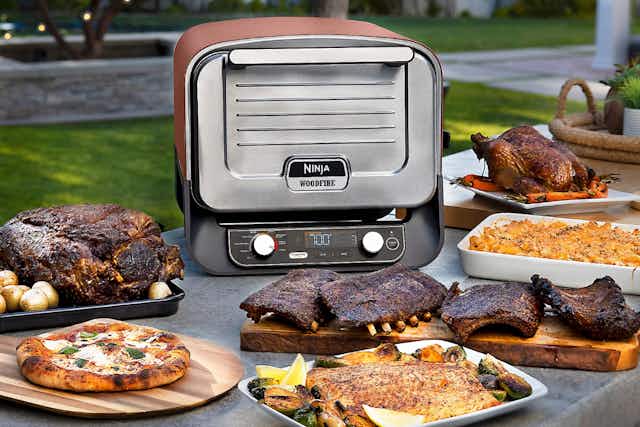 Score a Ninja Outdoor Smoker and Oven for $285 Shipped at QVC (Reg. $455) card image