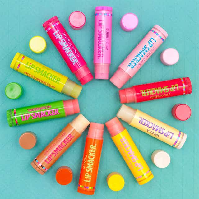 Lip Smacker Party Pack With 10 Lip Balms, as Low as $6 on Amazon card image
