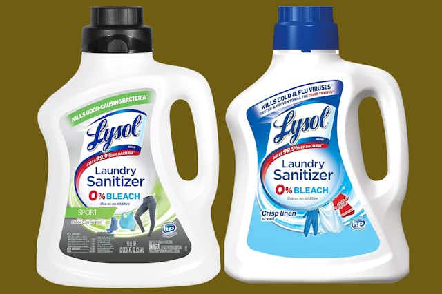 Lysol Laundry Sanitizer, as Low as $8.69 on Amazon  card image