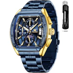 Men's Square Chronograph Watch