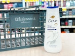 dove deep moisture body wash with walgreens shopping basket