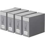 Bed Sheet Closet Organizers 4-Pack