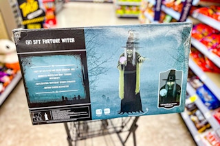 5-foot fortune witch box on a cart