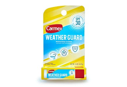 2 Carmex Weather Guard Lip Balms