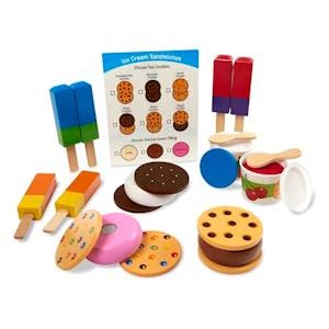 Melissa & Doug Wooden Frozen Treats Play Set