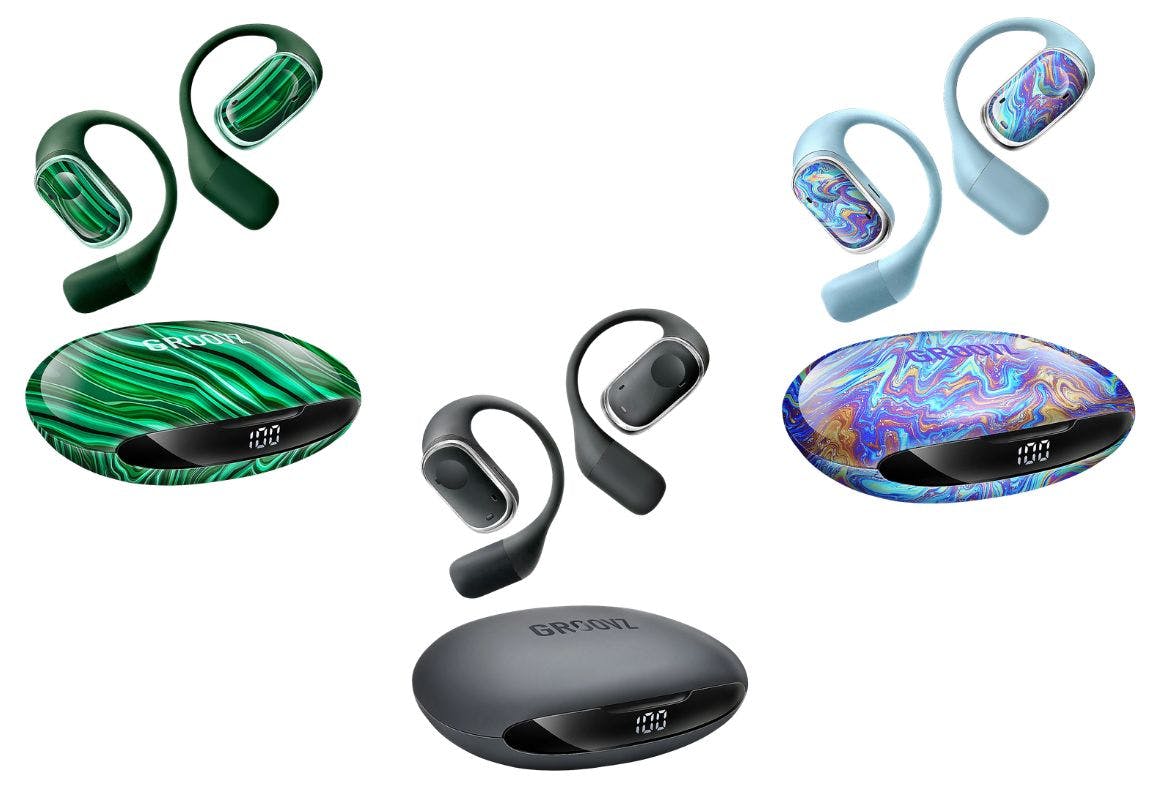 Groovz Open Ear Wireless Headphones