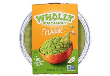 2 Wholly Guacamole Tubs