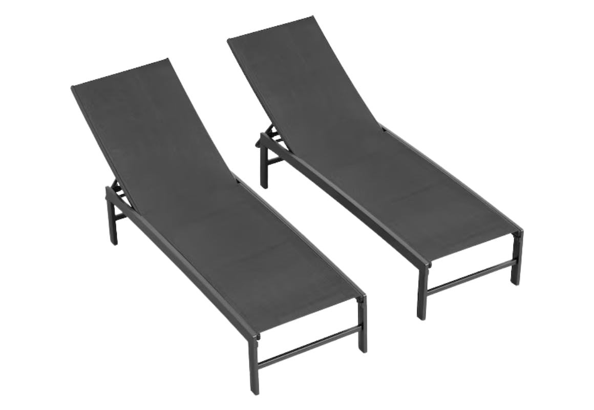 Crestlive Chaise Lounge Chair Set