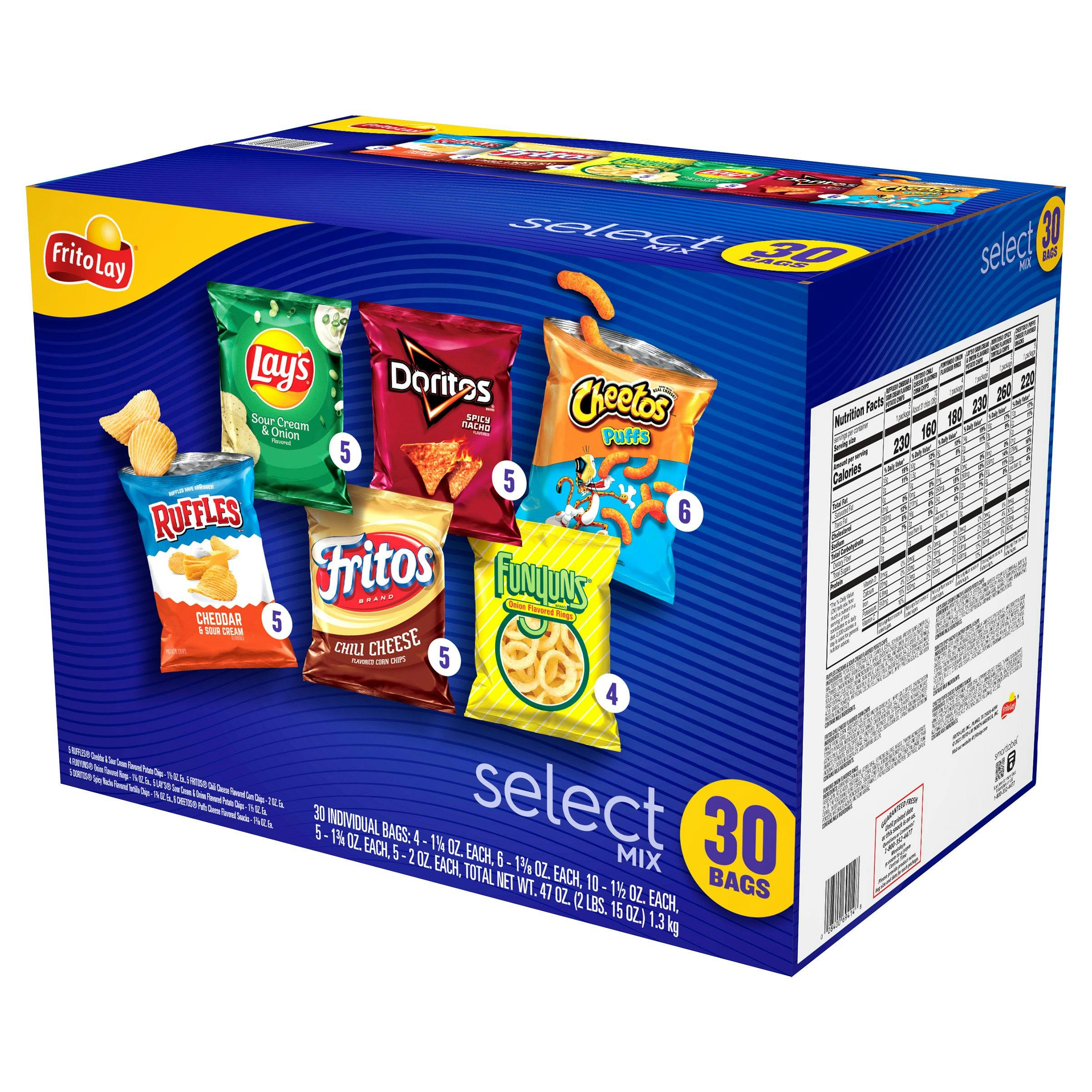 Frito-Lay Select Mix 30-Pack