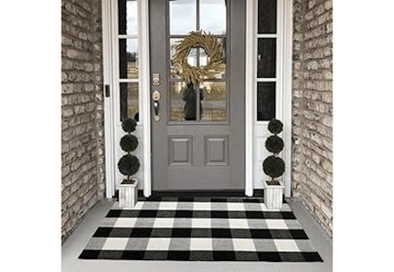 Buffalo Plaid Outdoor Rug