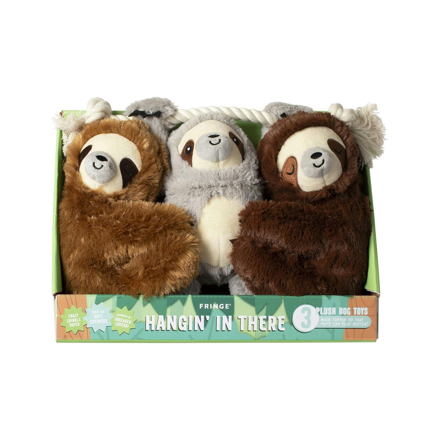 Fringe Studio Plush Dog Toy 3-Pack