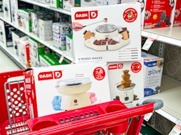 dash treat makers sitting in a target cart