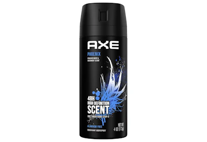 4 AXE Body Sprays