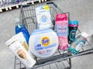 downy tide febreze dawn pantene items in walgreens cart