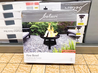 aldi belavi steel fire bowl
