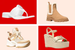 4 different styles of women's shoes from Michael Kors