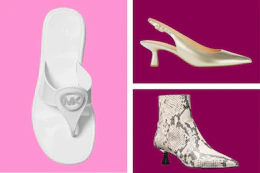 4 different styles of women's shoes from Michael Kors