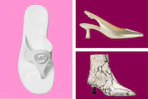 4 different styles of women's shoes from Michael Kors