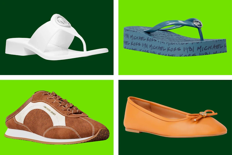 4 different styles of women's shoes from Michael Kors