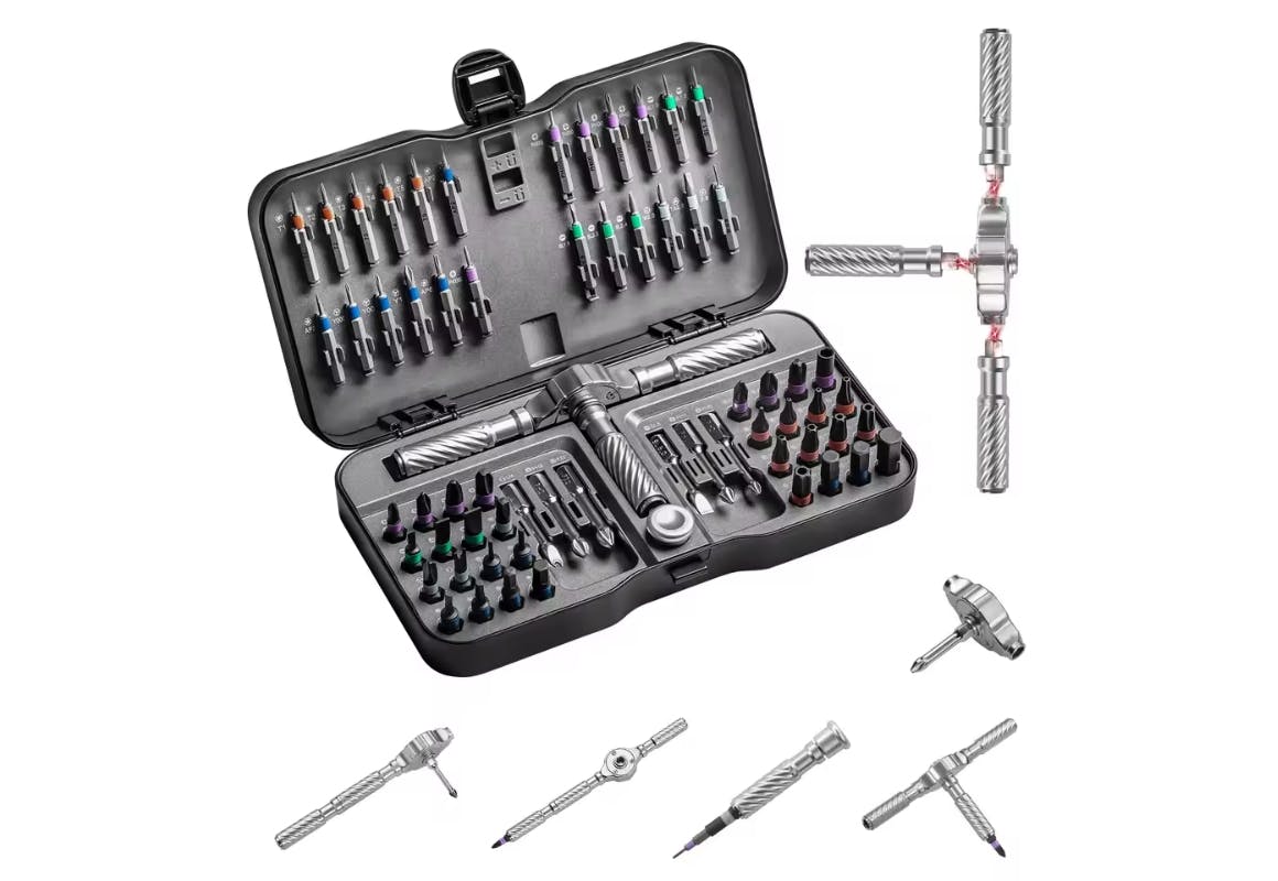 Ratchet 66-in-1 Screwdriver Set