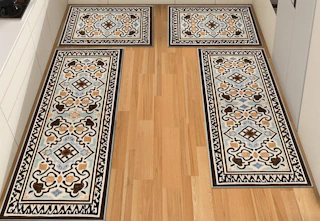 walmart kitchen rugs set