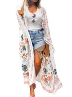 Women's Floral Kimono Cover-Up