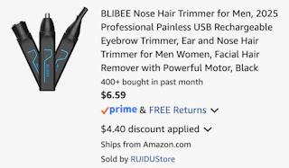 Amazon Nose Hair Trimmer 2026 2