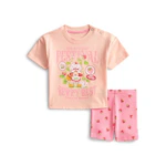 Baby Graphic Tee and Bike Shorts Set