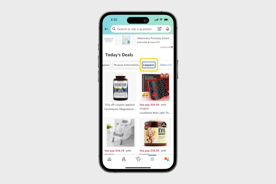 Amazon-Coupons-Page-App