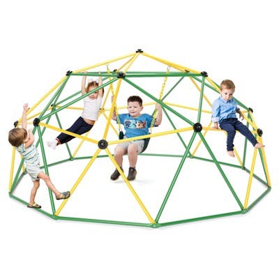Costway Climbing Dome with Swing