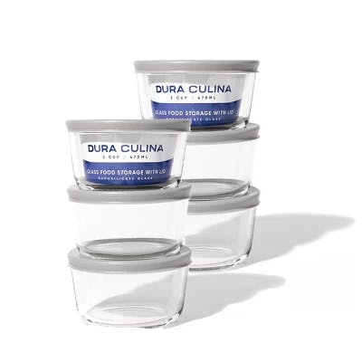 Glass Food Container Set