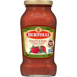 2 Bertolli Tomato & Basil Sauce Jars