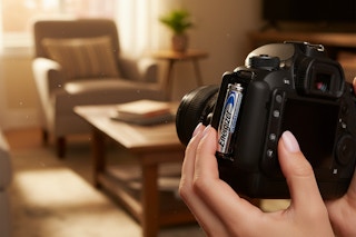 energizer batteries in a camera